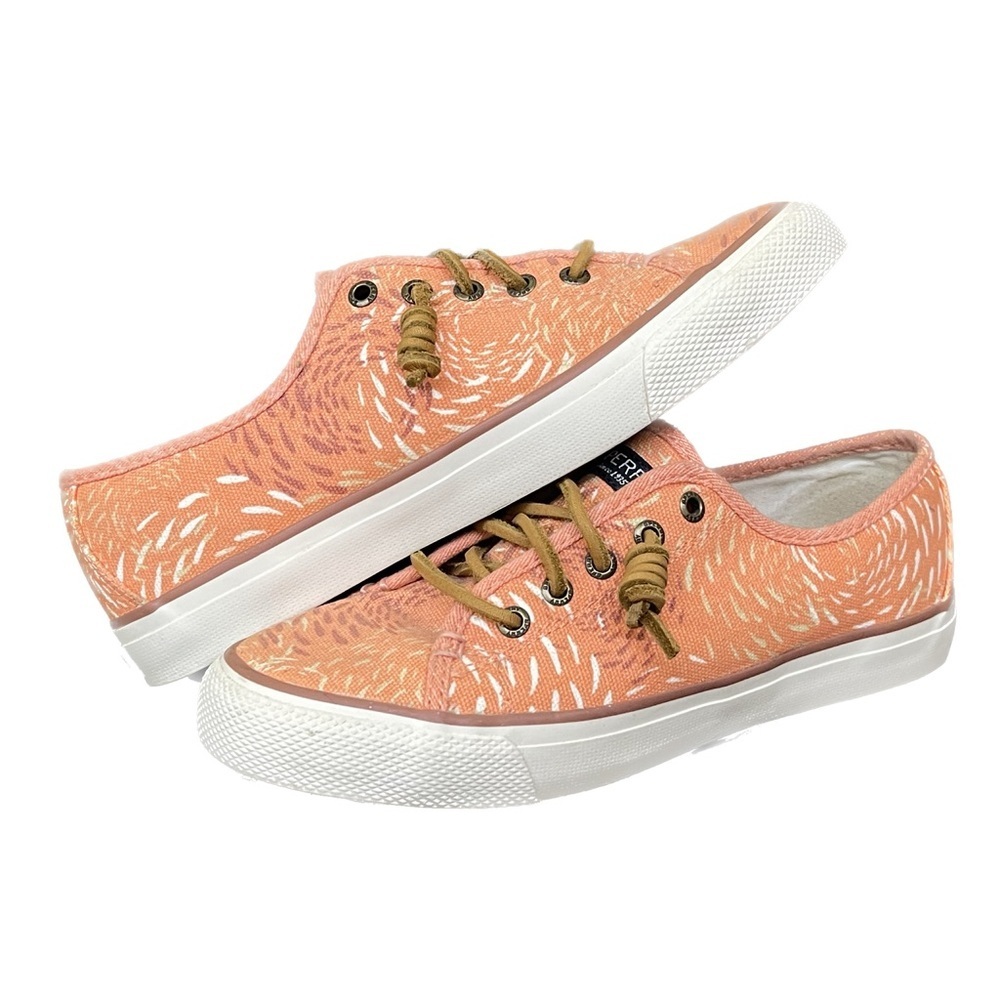 Sperry Top-Sider Women's Seacoast Fish Circle Sneaker Size 6.5